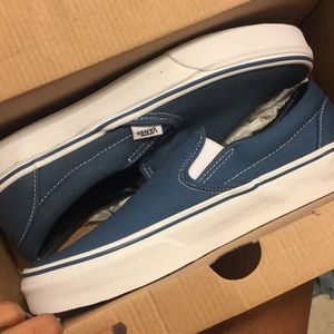 Navy Slip on Vans